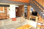 Mammoth Rental Sunrise 51 - Spacious Living Room with Flat Screen TV